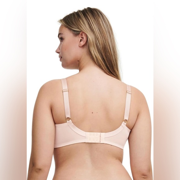 Chantelle Rive Gauche Full Coverage Unlined Bra in Nude Cappuccino.  Size 42DD - Picture 2 of 8